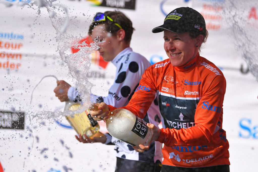 Amanda Spratt won the latest of her three Tour Down Under titles in 2019