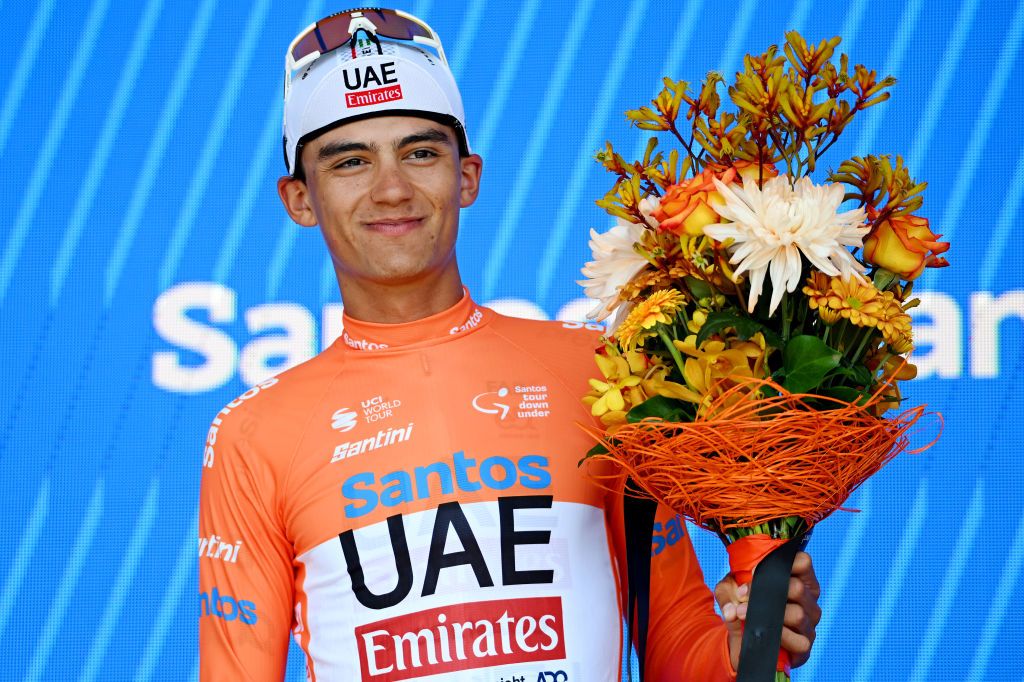 Isaac Del Toro (UAE Team Emirates) is the new GC leader after stage 2