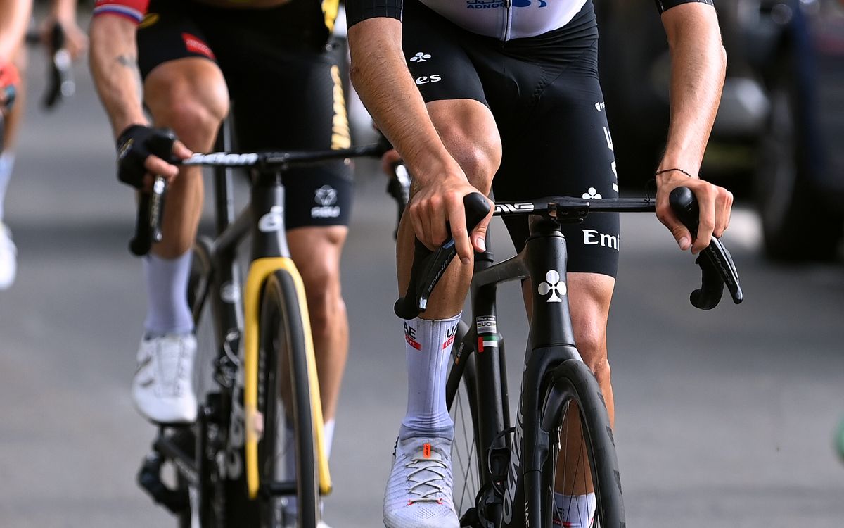 Riders used turned in brake levers until the UCI applied new rules for 2024