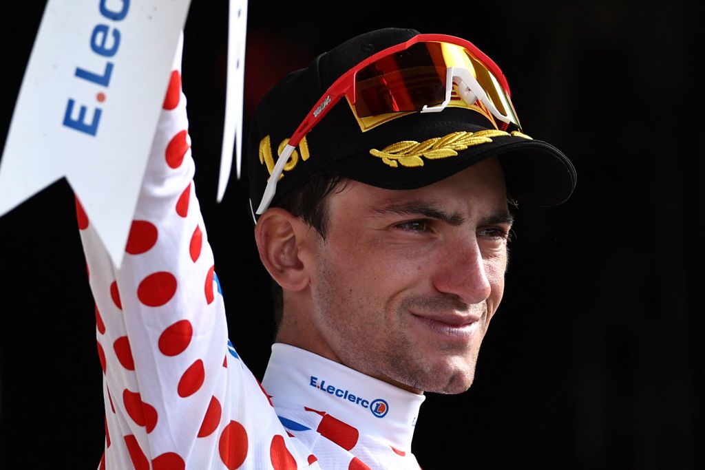 Giulio Ciccone won the polka-dot jersey at the 2023 Tour de France