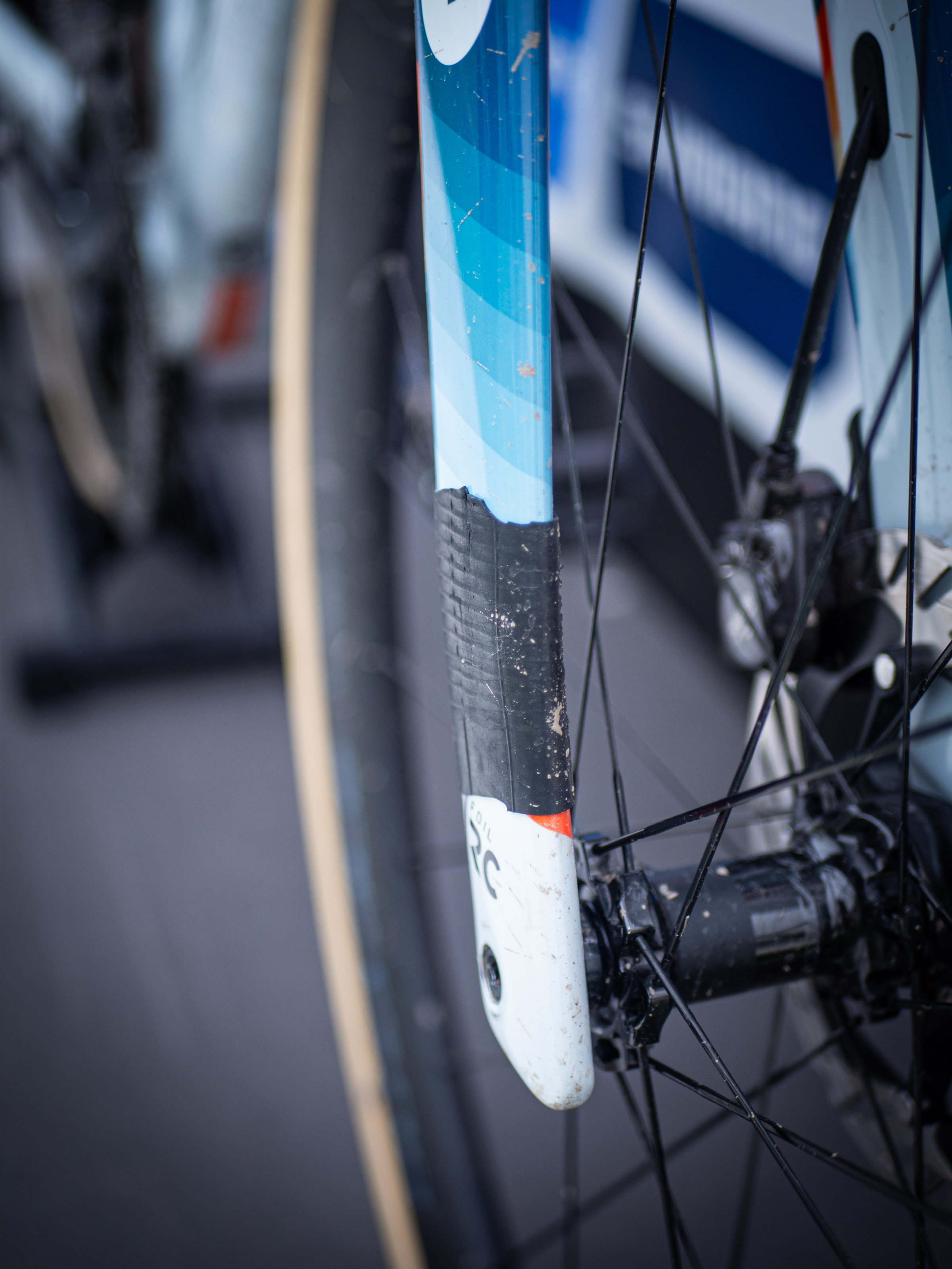 Le vélo de Pfeiffer Georgi de Paris Roubaix Femmes 2024