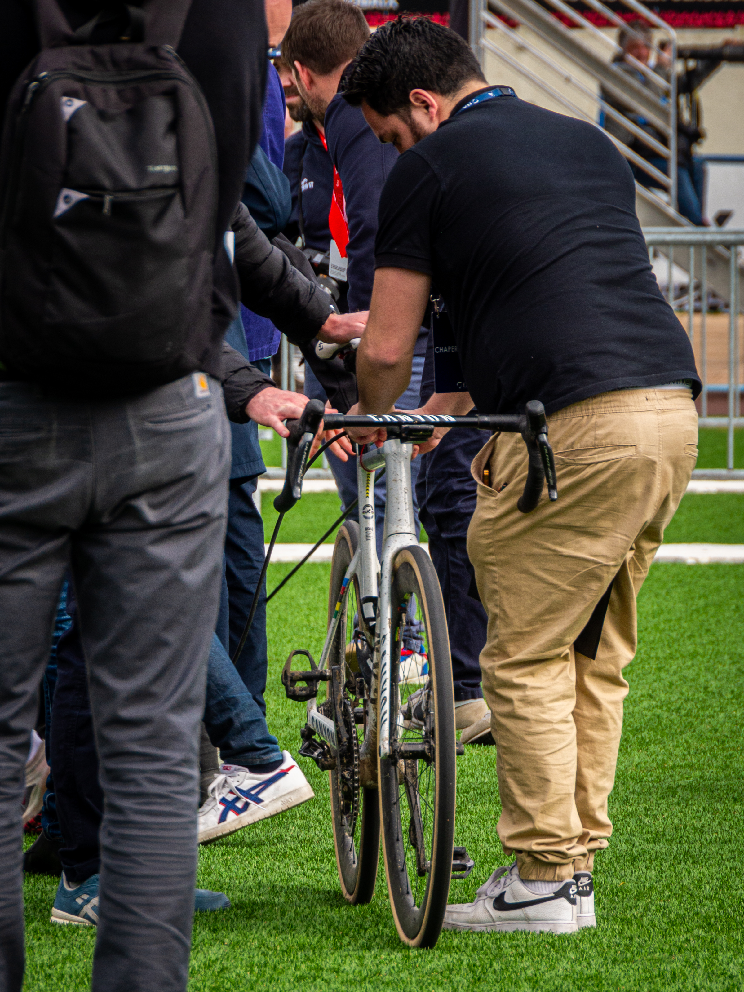 Canyon Aeroad de Mathieu van der Poel depuis Paris Roubaix