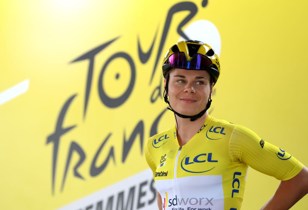 Lotte Kopecky wore the yellow jersey for six stages at the Tour de France Femmes in 2023