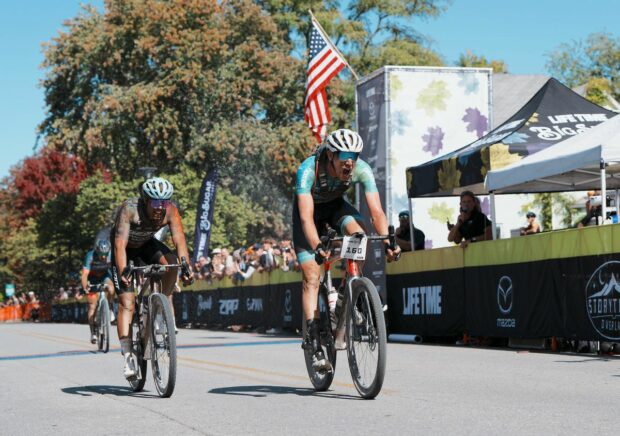 Torbjørn Andre Røed outsprints Brendan Johnston to win 2023 Big Sugar Gravel