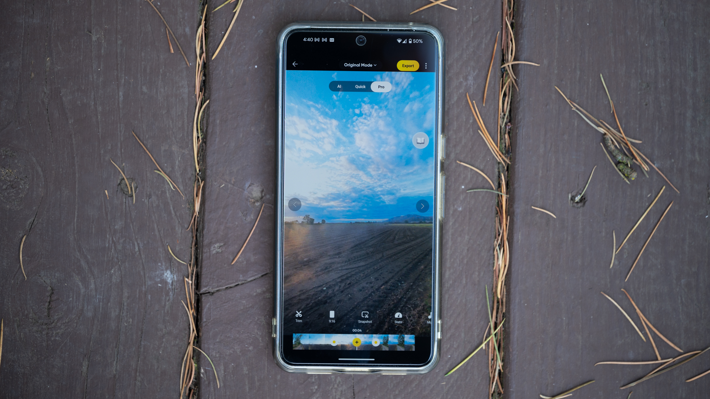 L'Insta360 X4 en fonctionnement