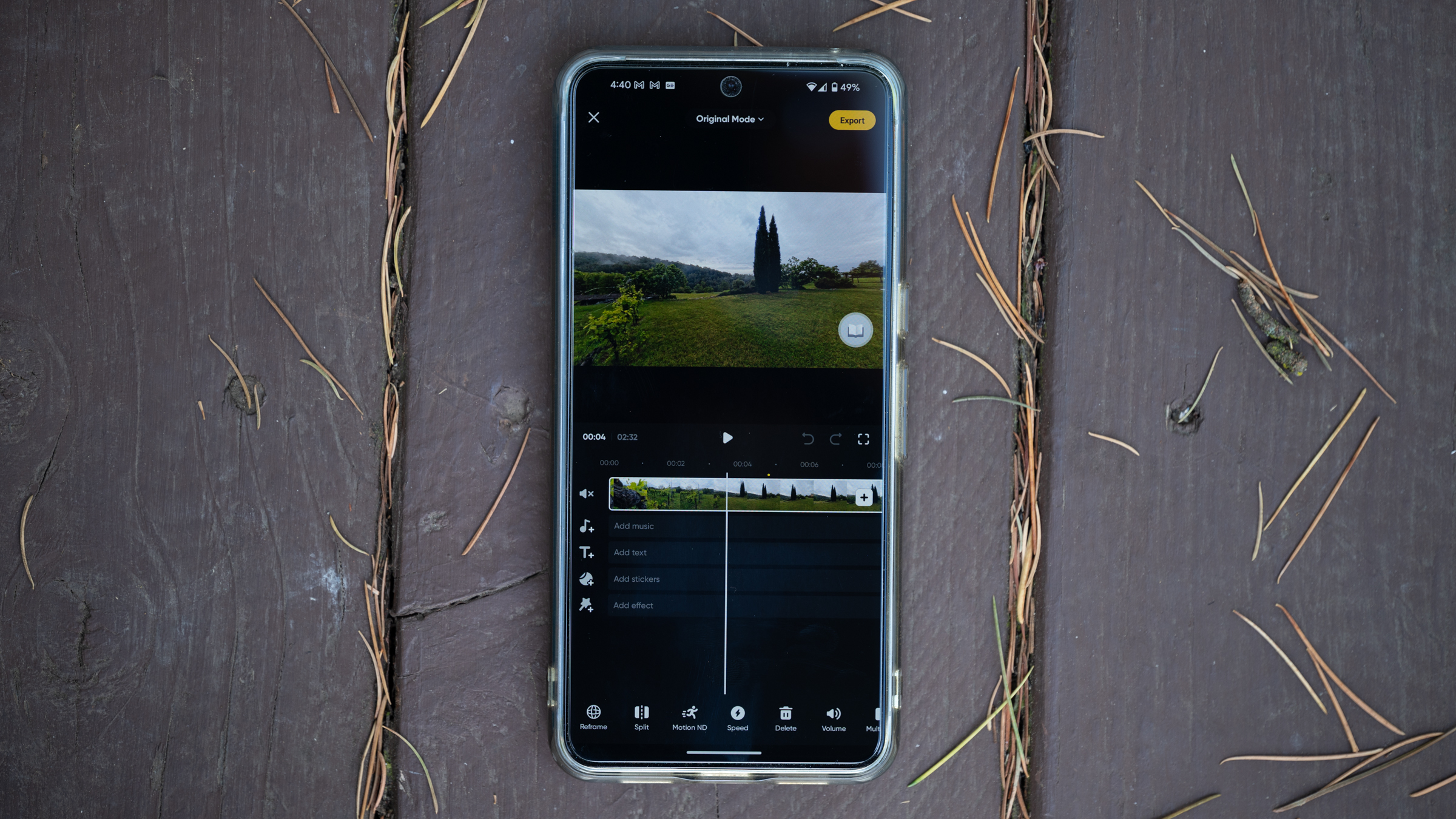 L'Insta360 X4 en fonctionnement