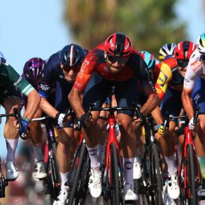 Filippo Ganna finished second in three sprints at the 2023 Vuelta a Espana