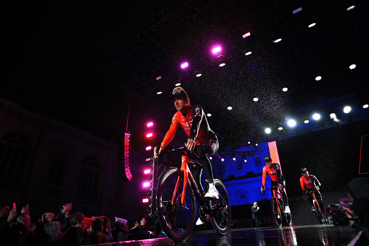 Geraint Thomas at the Giro d