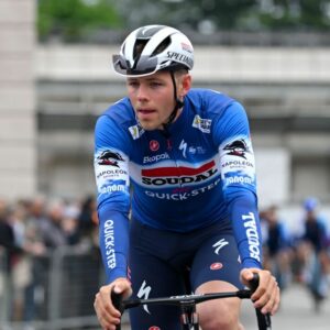 Luke Lamperti at the Giro d