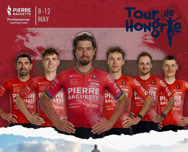 Peter Sagan joins the Pierre Baguette team for the Tour de Hongrie