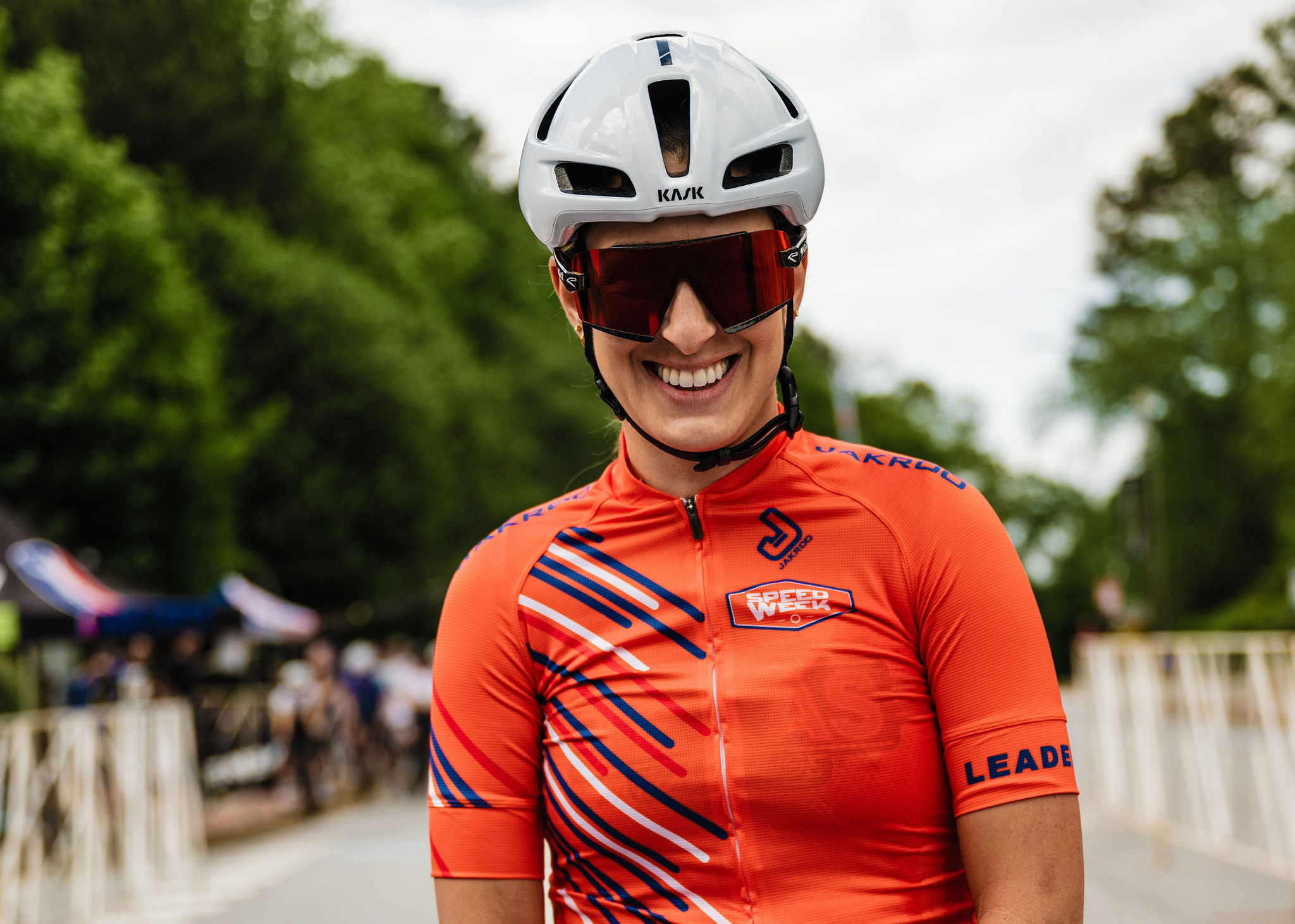 Andrea Cyr a porté le maillot de leader de la Speed ​​Week après les trois premières courses