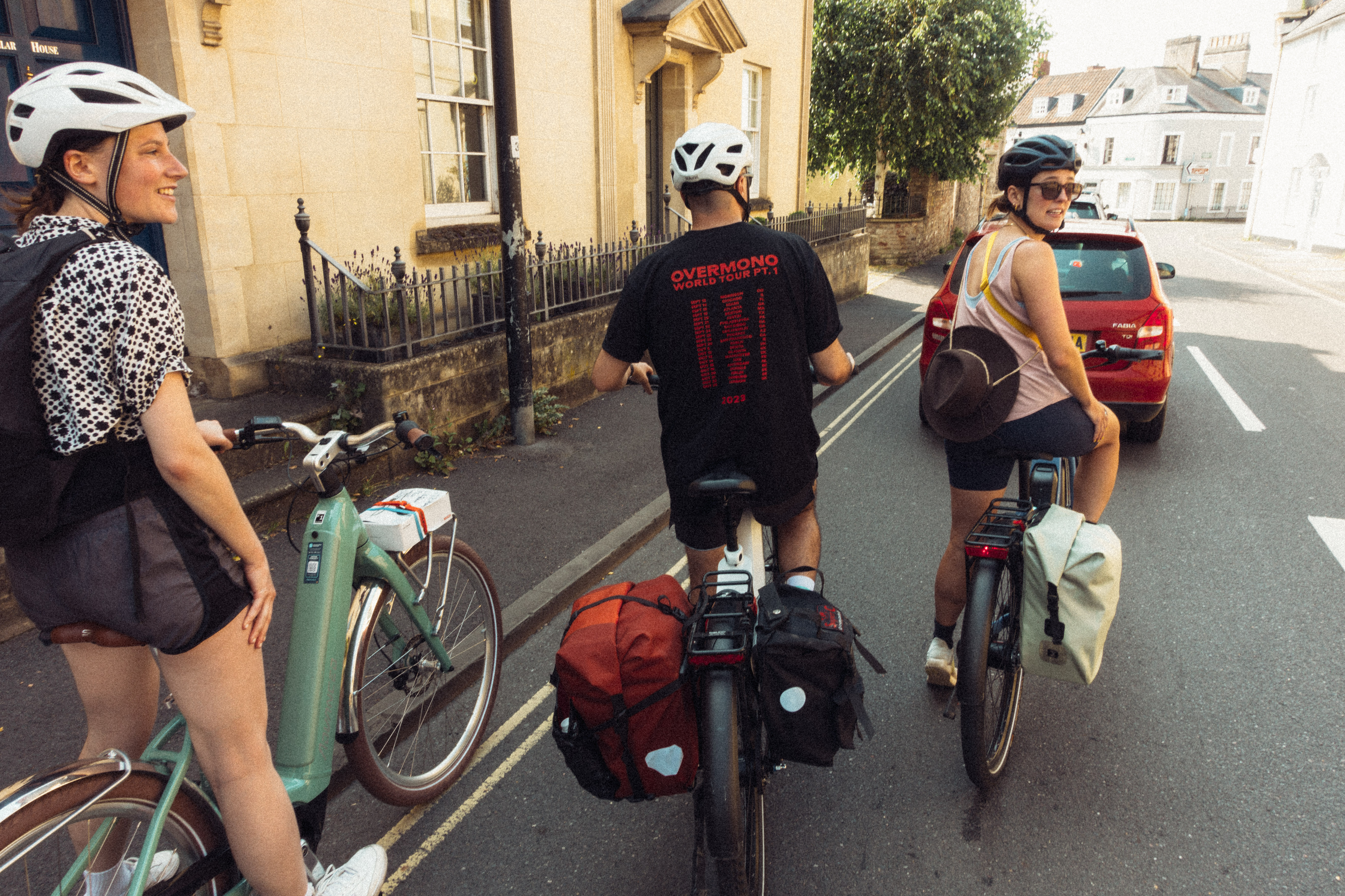 Faire du vélo jusqu'à Glastonbury