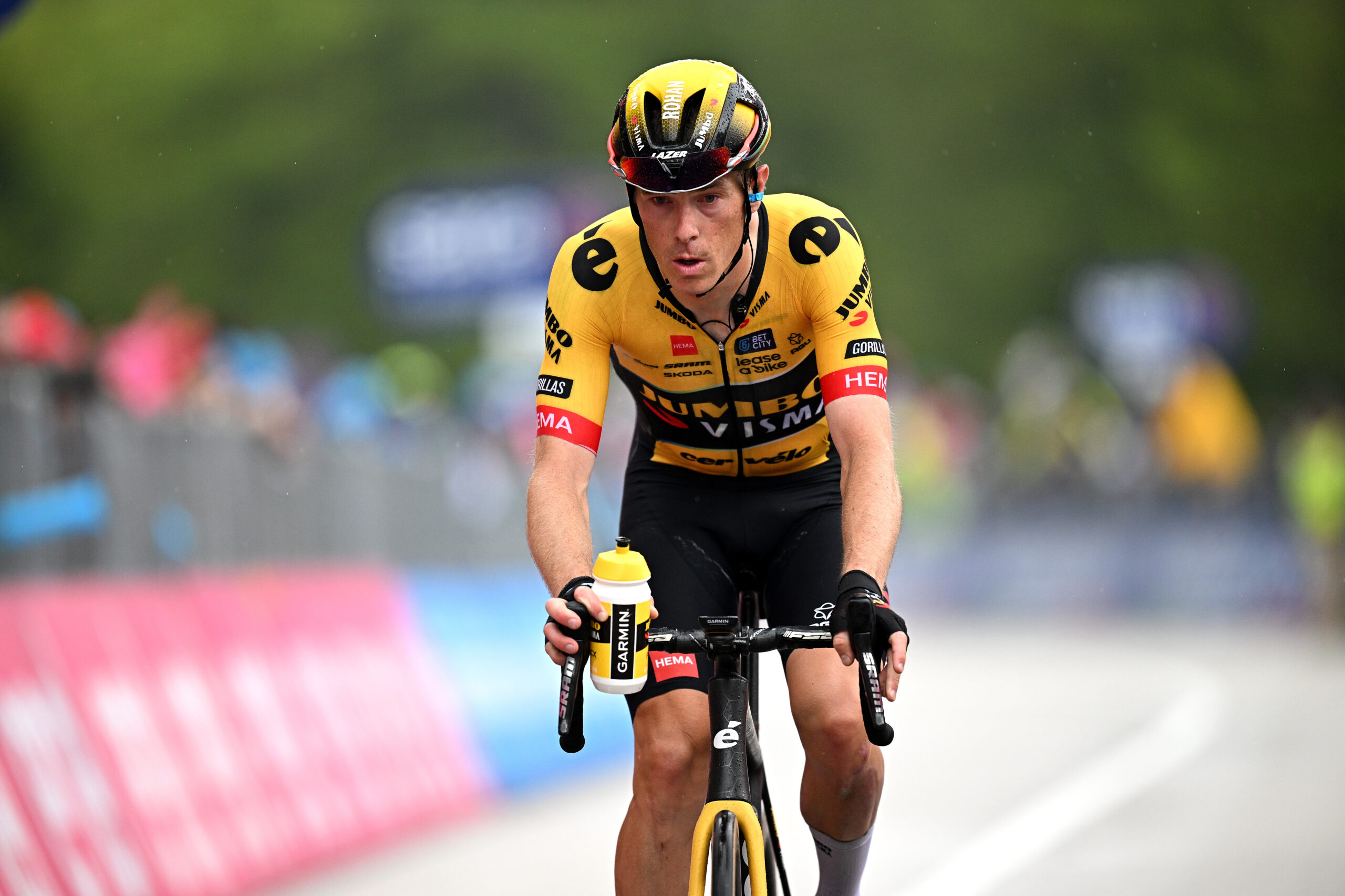 Rohan Dennis riding for Jumbo-Visma