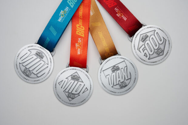 2025 Big Ride Challenge finisher's medal
