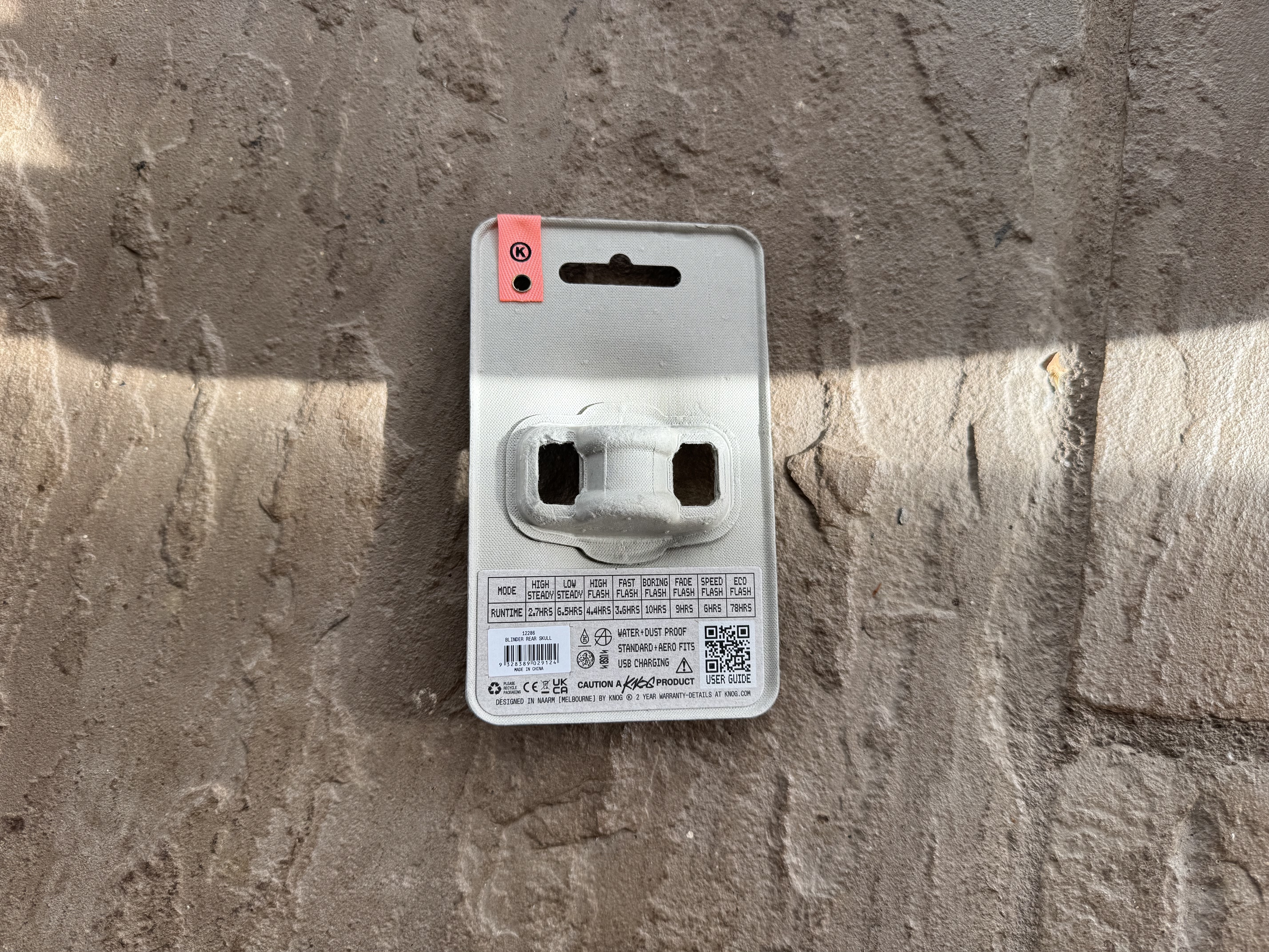 Lumière du vélo arrière blinder knog