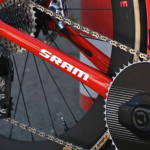 SRAM 1x drivetrain at the Vuelta