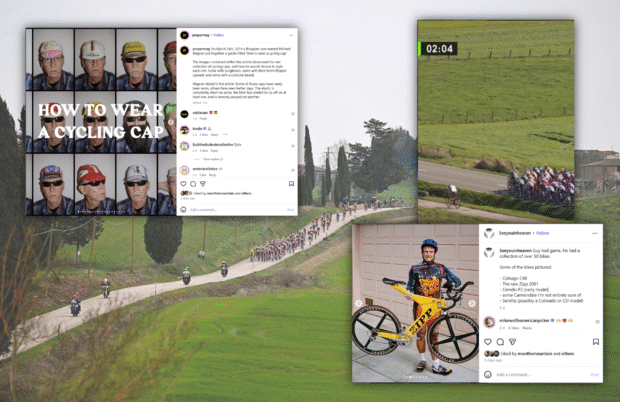 Robin Williams à vélo, une ballade pour Paul Seixas et des cours de coiffure pour casquette de vélo : cette semaine dans les réseaux sociaux du cyclisme