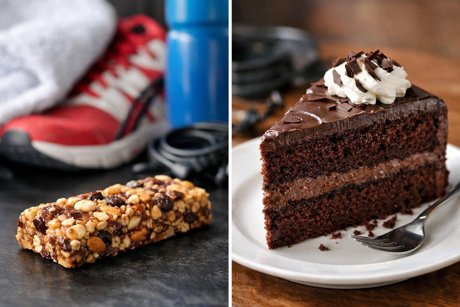 Cette barre de céréales que les sportifs adorent est aussi calorique quʼune part de gâteau