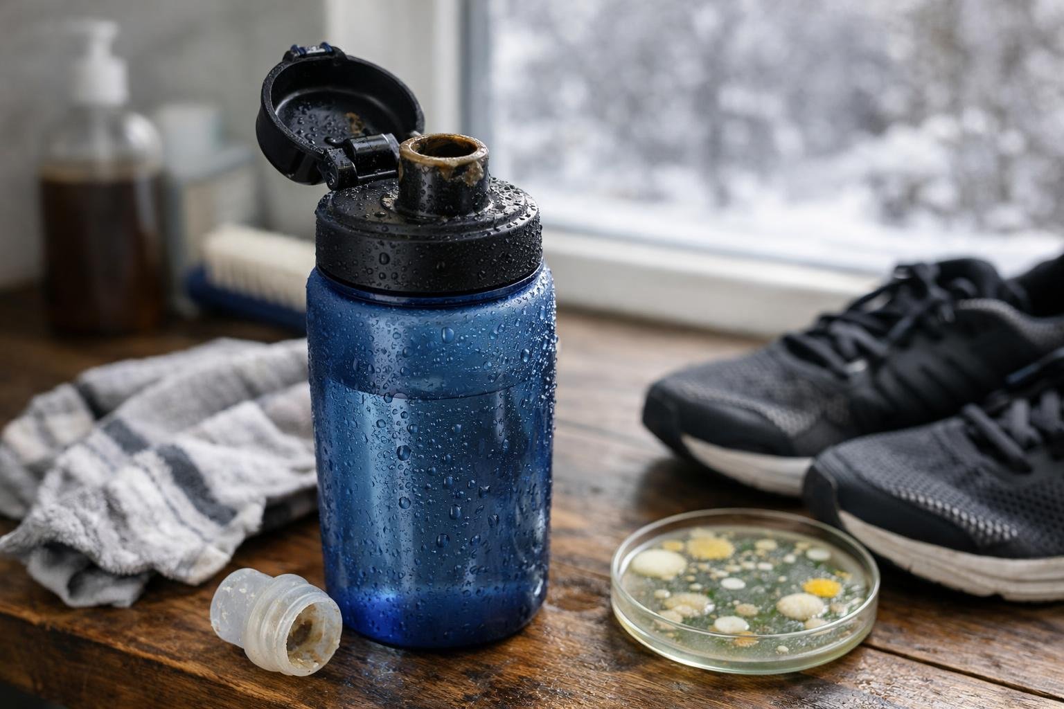 Gourde de sport : cet objet que vous lavez trop rarement est un nid à bactéries en hiver