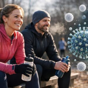 Les sportifs réguliers développent une réponse immunitaire plus forte face aux virus de lʼhiver