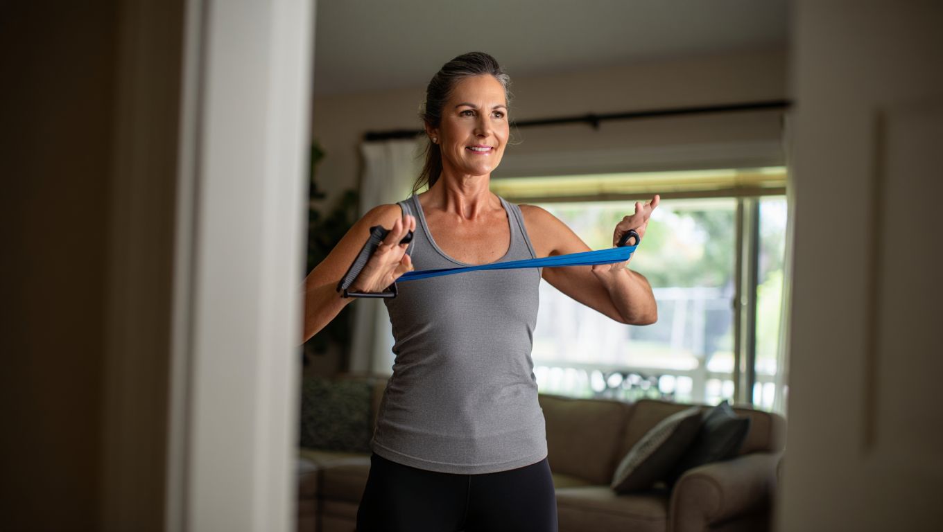 Après 55 ans le renforcement musculaire aide à limiter la prise de poids liée à la ménopause