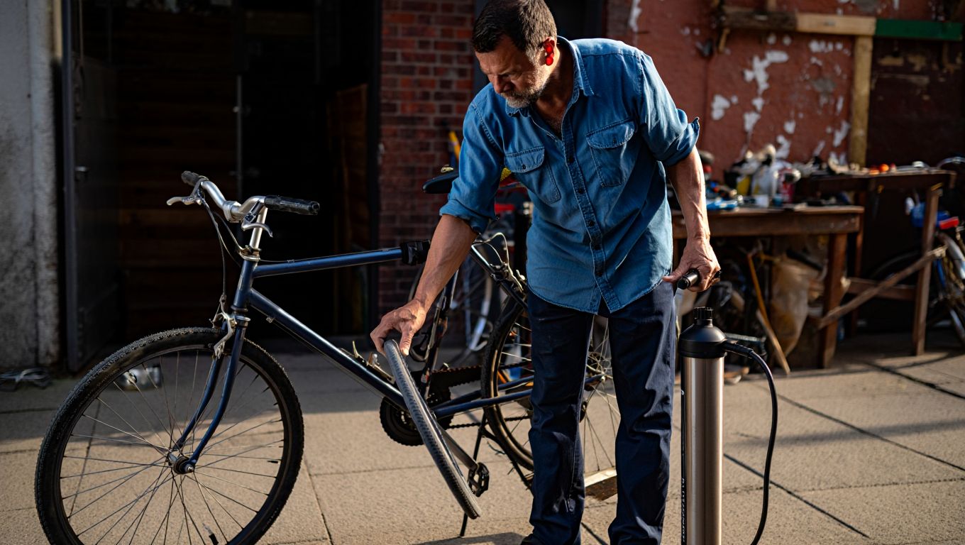 « La plupart des gens gonflent mal leurs pneus » : le constat dʼun réparateur de vélos