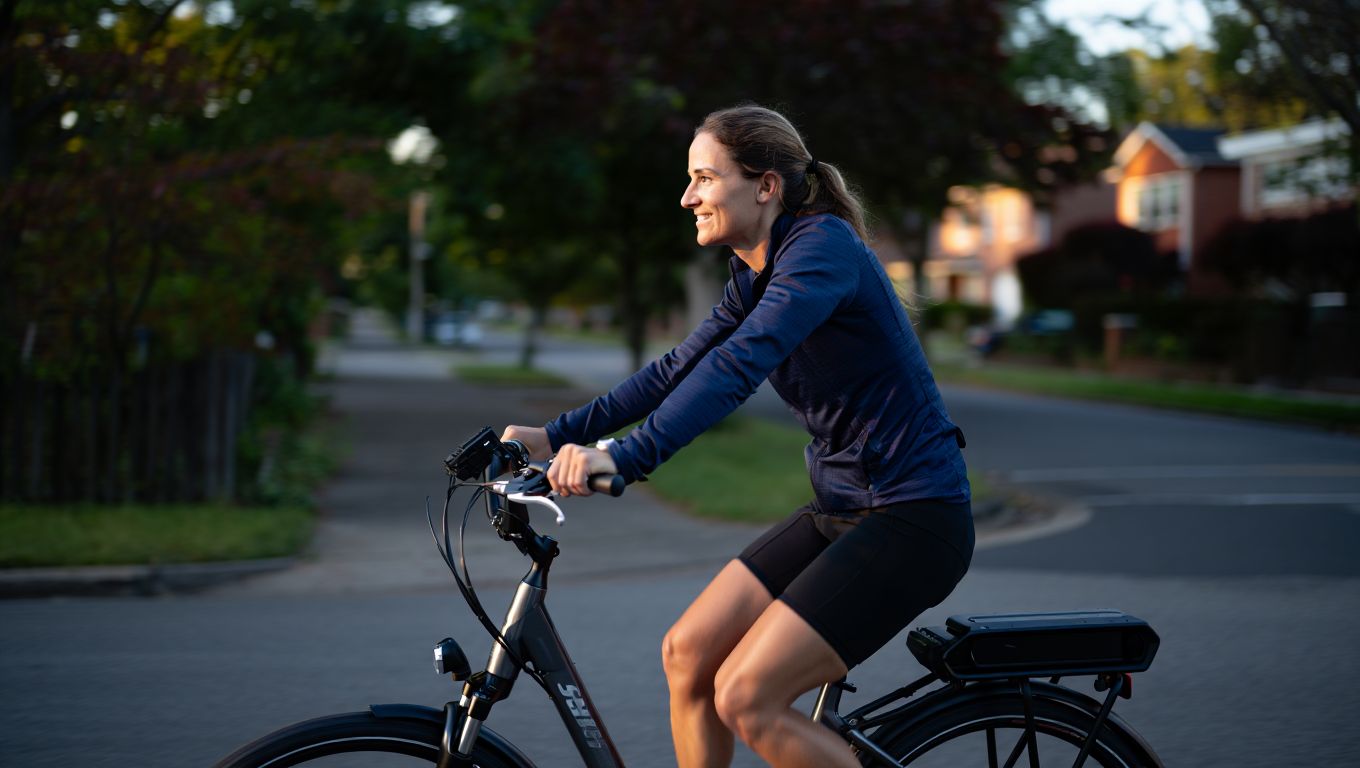 Non un vélo électrique ne vous empêche pas de faire de lʼexercice