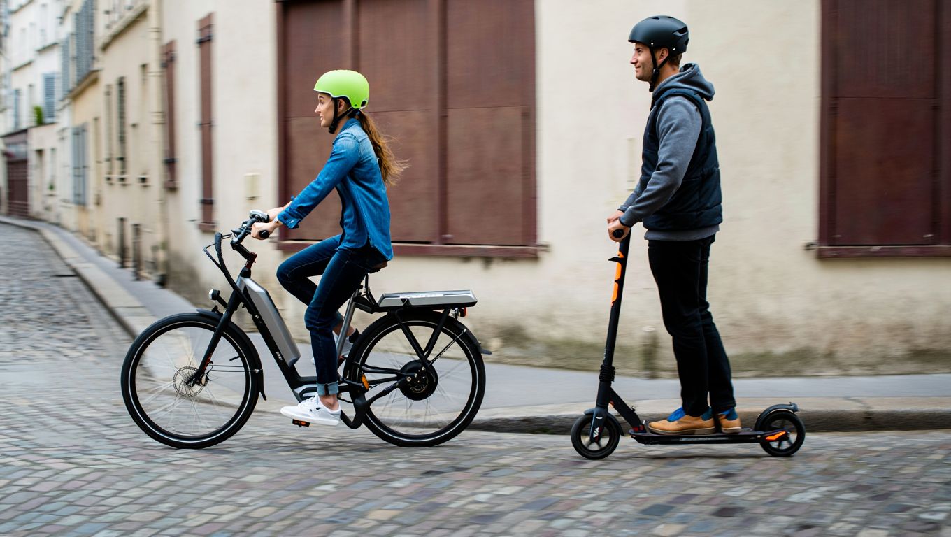 Vélo électrique ou trottinette pour les trajets courts : lequel tient vraiment la route