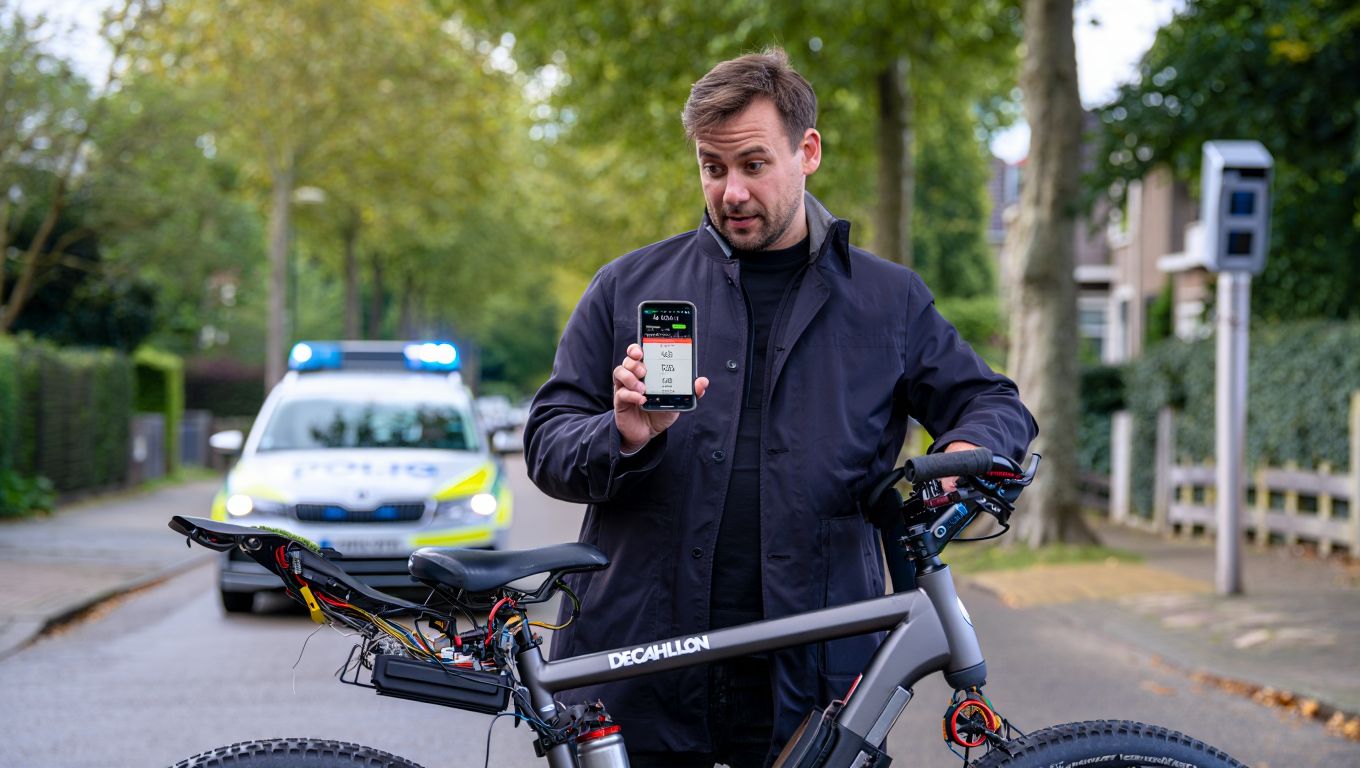 Il débride son vélo électrique Decathlon et se fait flasher à 58 km/h : voici ce que ça va lui coûter