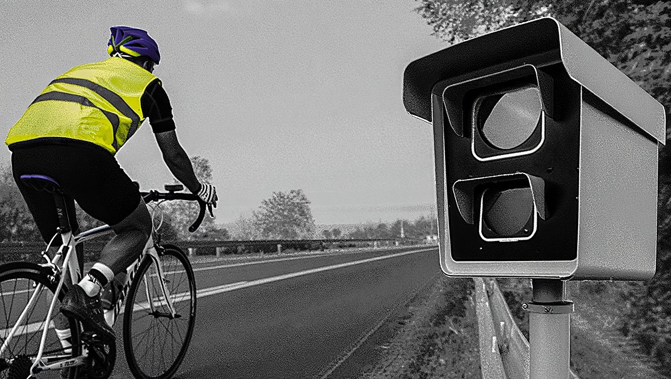 Il est flashé à 82 km/h dans une descente : le radar a bien enregistré le passage de ce cycliste