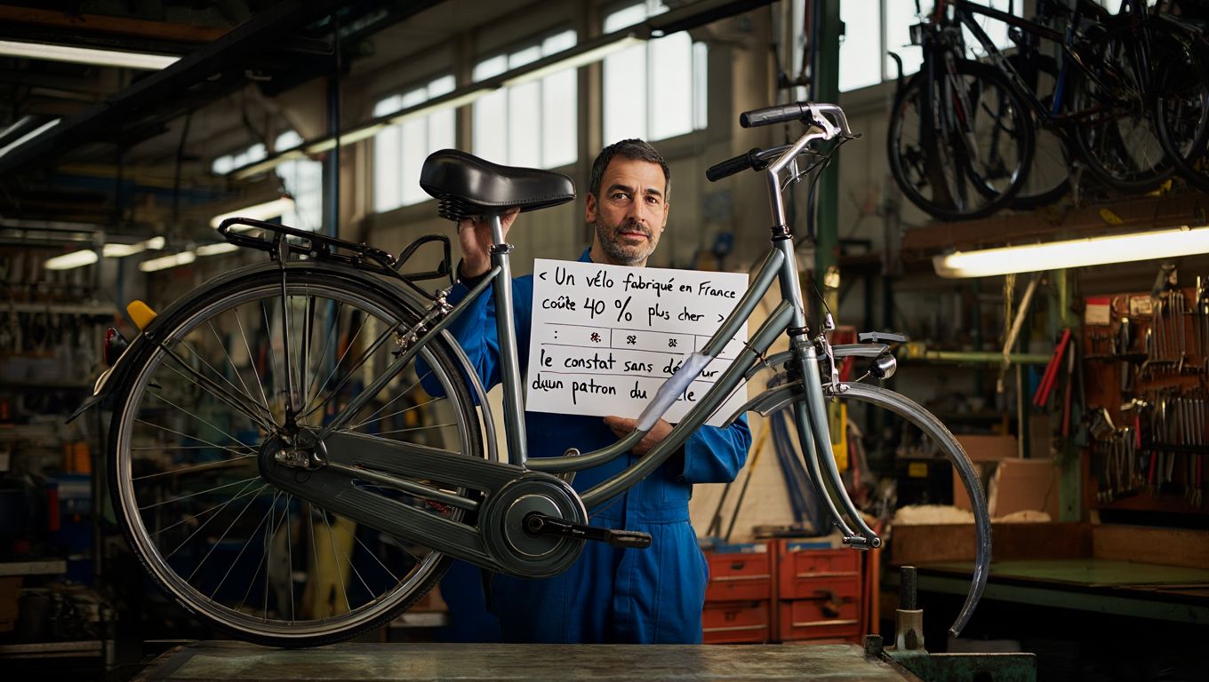 « Un vélo fabriqué en France coûte 40 % plus cher » : le constat sans détour dʼun patron du cycle