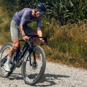 Dylan Johnson riding the new Silca Protocol gravel tyres