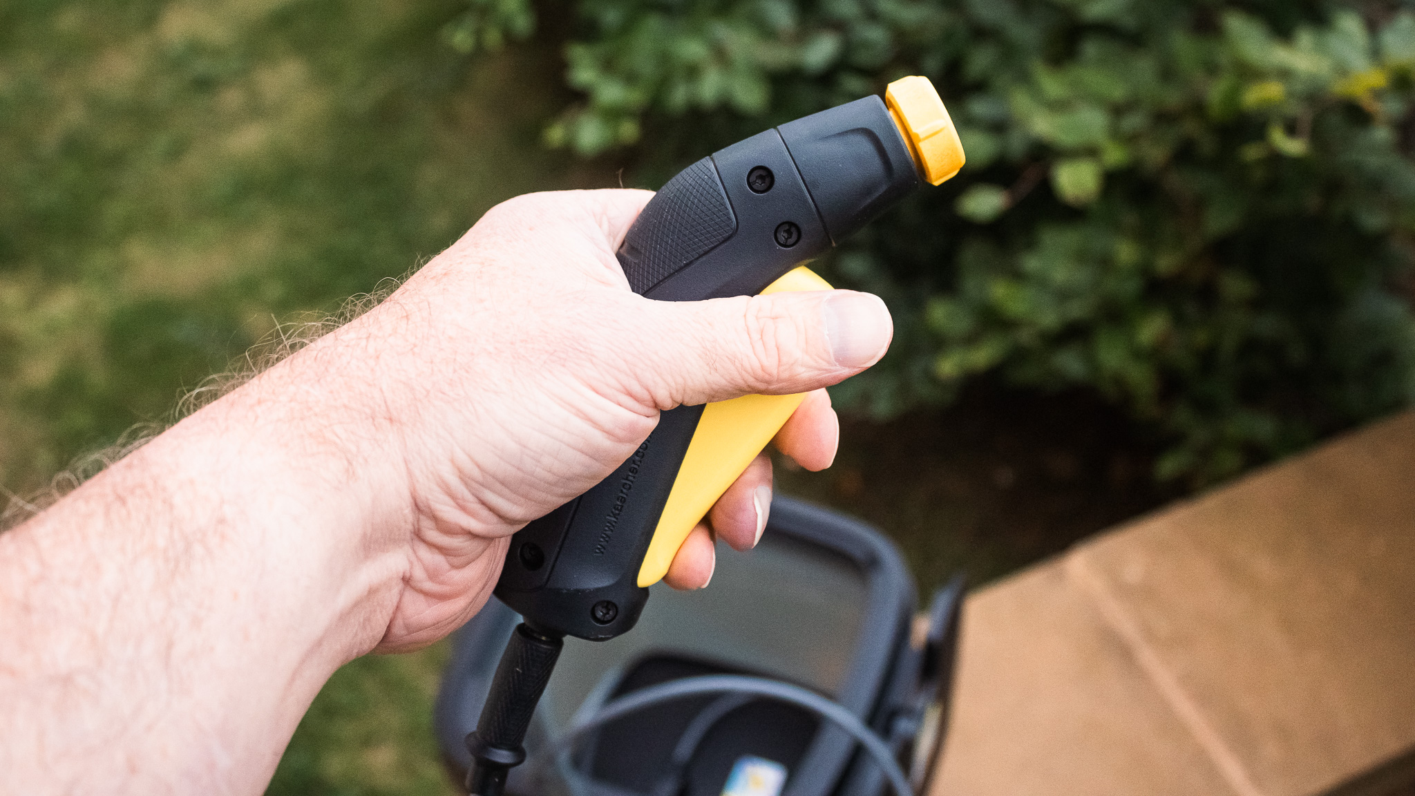 Détails du pistolet à pression pliable pour nettoyeur haute pression Kärcher OC3