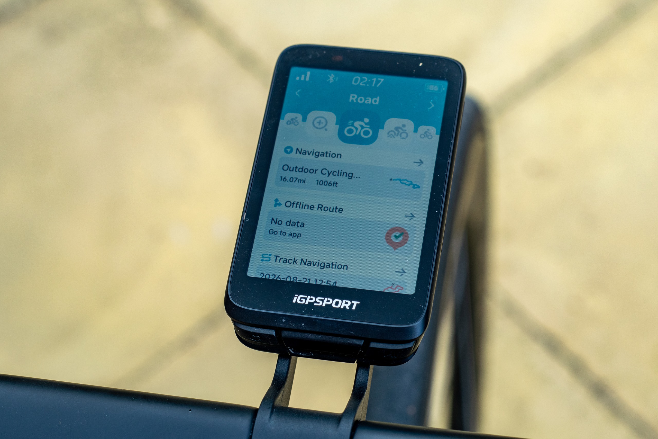 Un ordinateur de vélo iGPSPORT BiNavi