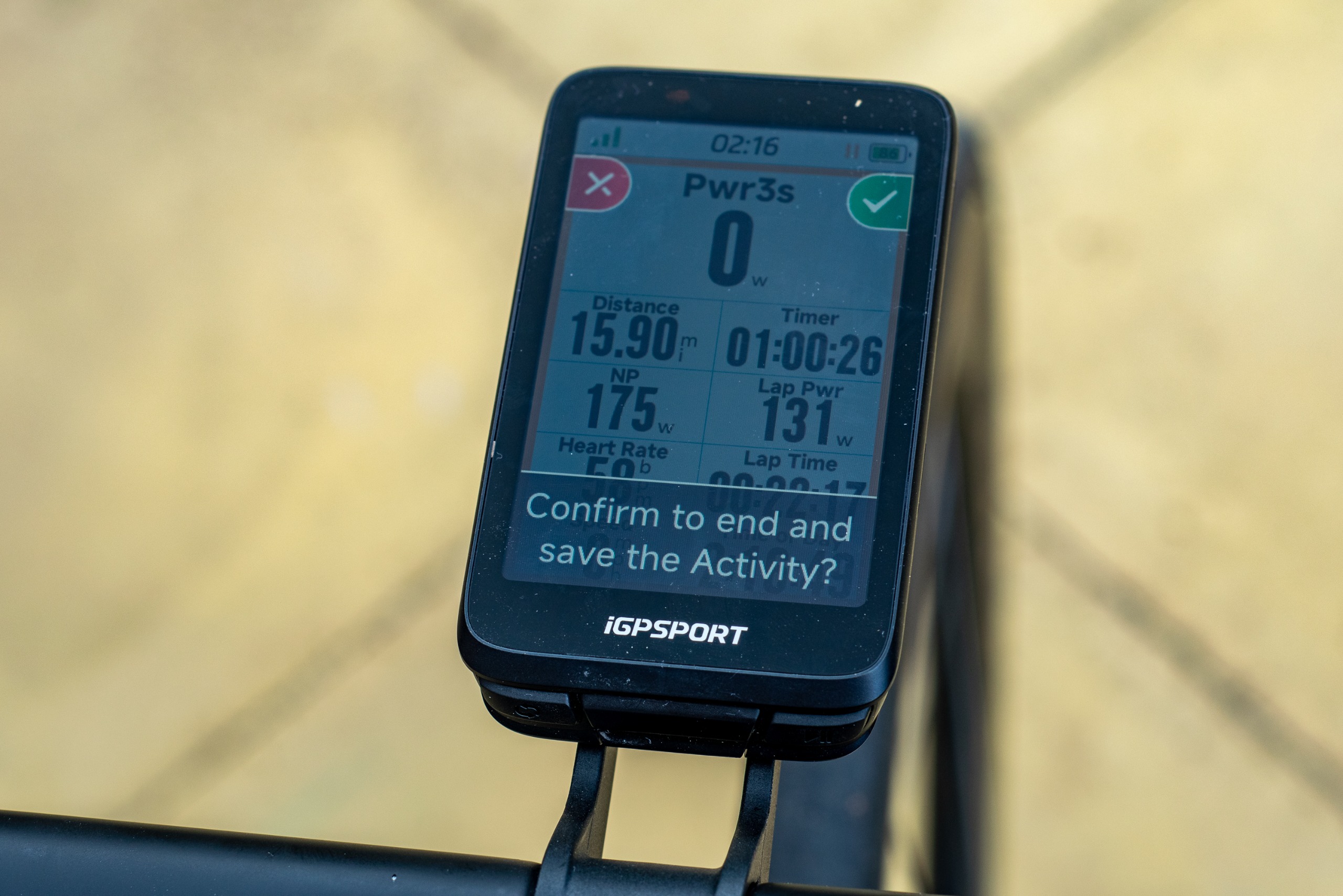 Un ordinateur de vélo iGPSPORT BiNavi