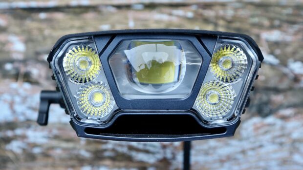 Magicshine Monteer 12000 bike light seen from the front