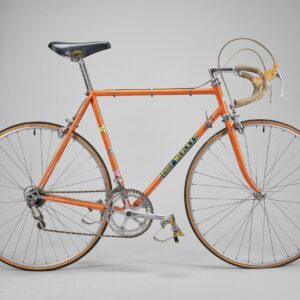 Un vélo de l'équipe Eddy Merckx utilisé au service du grand homme